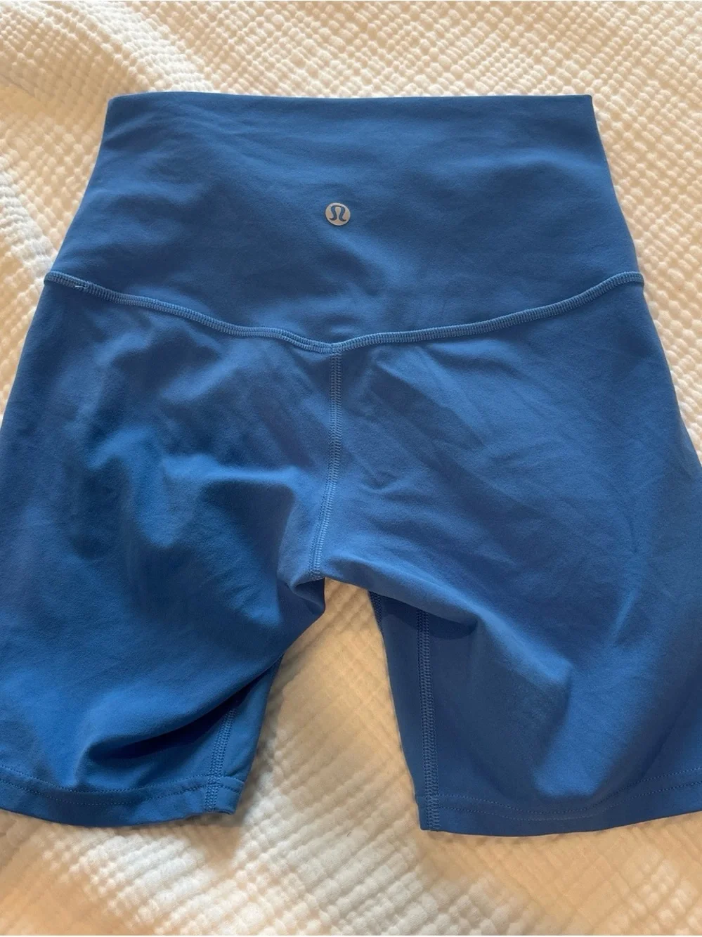 lululemon athletica High-Waist Blue Bike Shorts